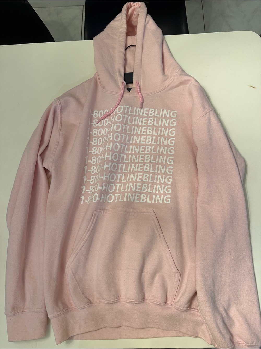 Pink 1-800-HOTLINEBLING Graphic Hoodie